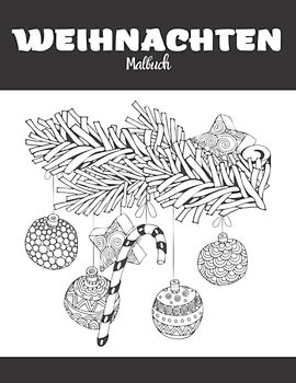 WEIHNACHTEN Malbuch: Malbuch für Jugendliche und Erwachsene