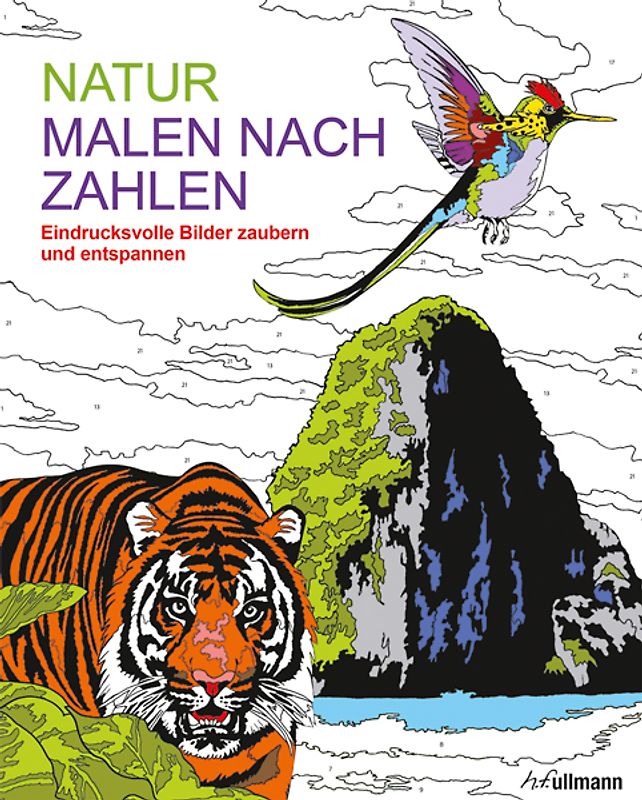 Malen und entspannen: Malen nach Zahlen - Natur