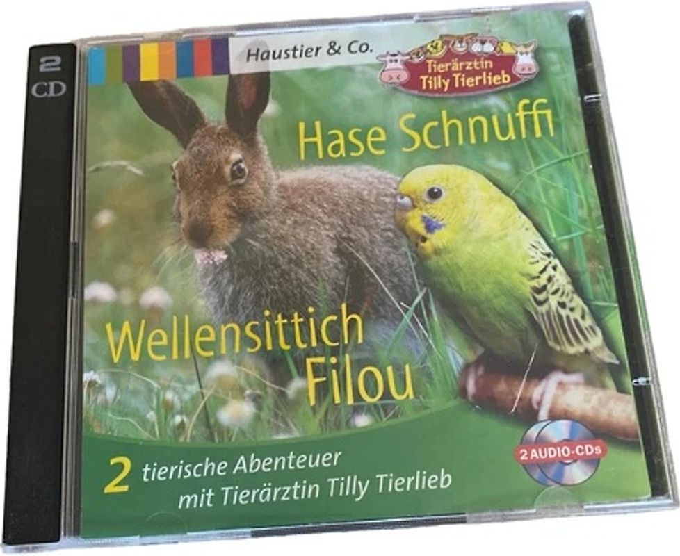 Hase Schnuffi / Wellensittich Filou: 2 tierische Abenteuer mit Tierärztin Tilly Tierlieb [2 Audio CDs]