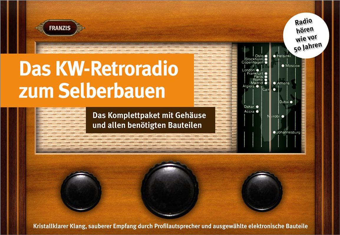 Retro-Kurzwellenradio zum Selberbauen