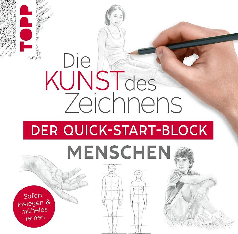 Die Kunst des Zeichnens Menschen. Der Quick-Start-Block