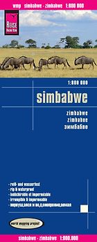 Reise Know-How Landkarte Simbabwe (1:800.000)
