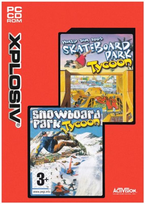 Snowboard Park Tycoon / Skate Park Tycoon: Word Tour 2003 [Internationale Version] PC Spiele