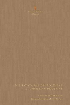 An Essay on the Development of Christian Doctrine