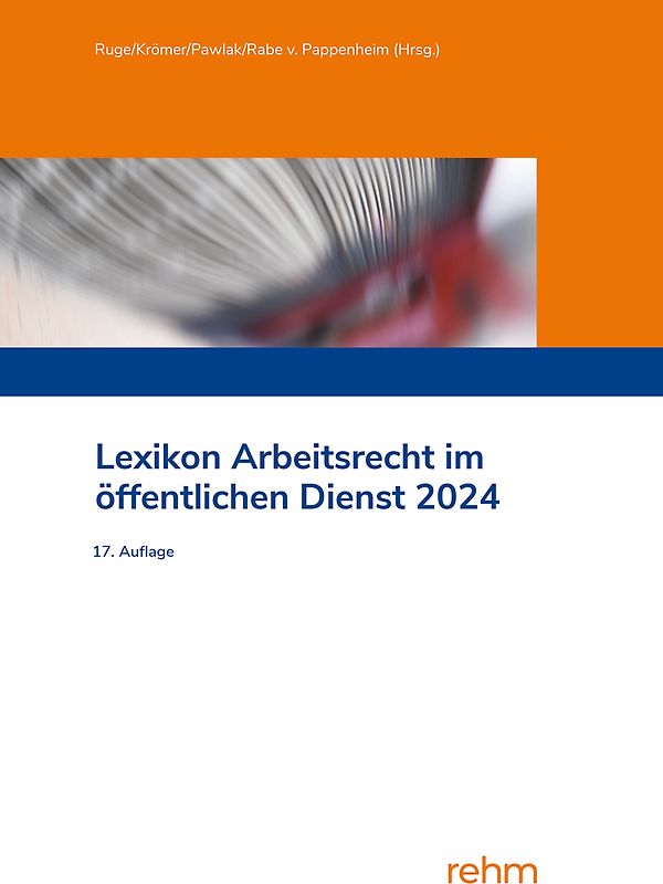Lexikon Arbeitsrecht im öffentlichen Dienst 2024