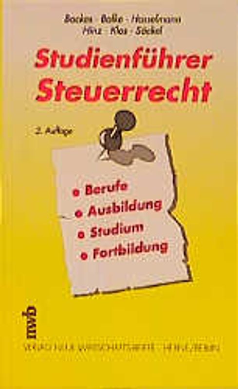 Studienführer Steuerrecht