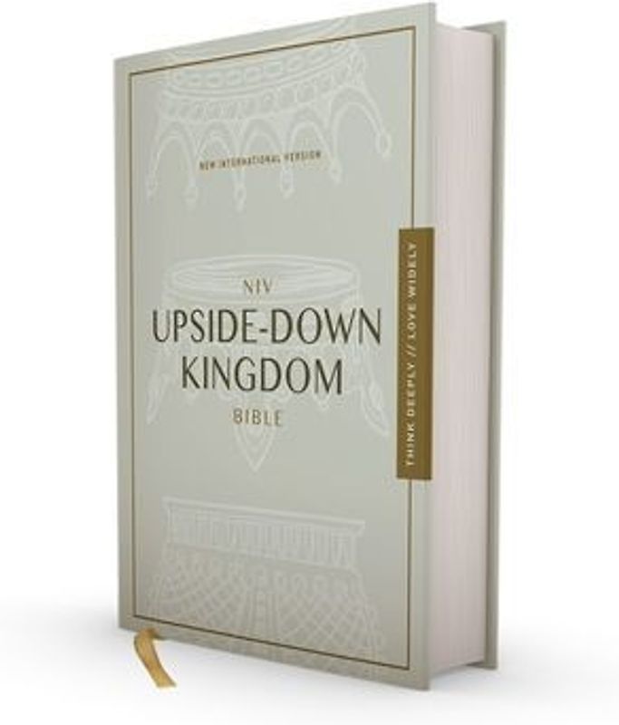 Niv, Upside-Down Kingdom Bible, Hardcover, Gray, Comfort Print