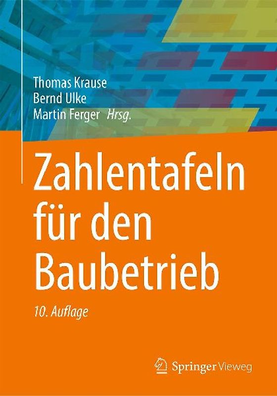 Zahlentafeln für den Baubetrieb
