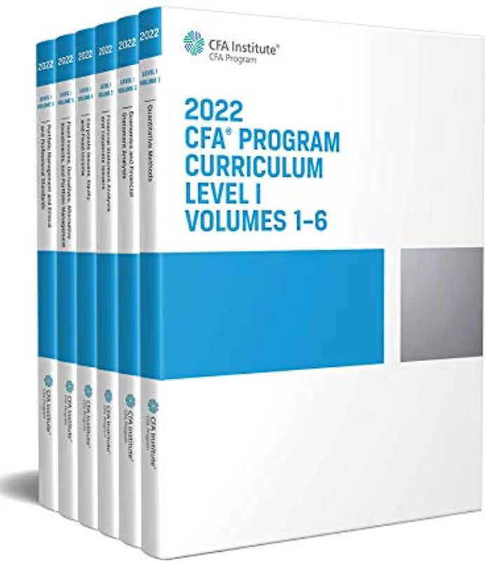 2022 CFA Program Curriculum Level I Box Set