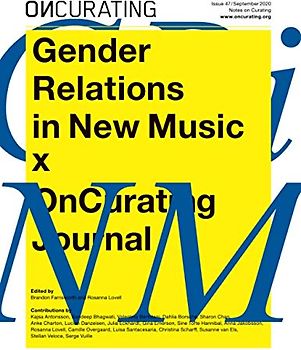 OnCurating Issue 47: Gender Relations in New Music x OnCurating