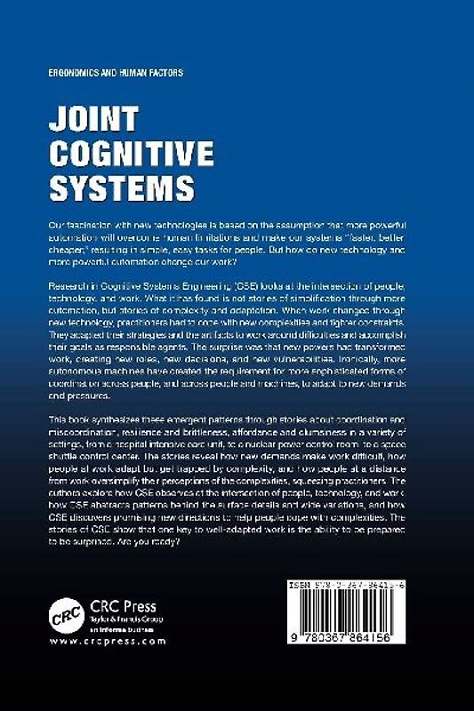 Joint Cognitive Systems