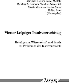 Vierter Leipziger Insolvenzrechtstag