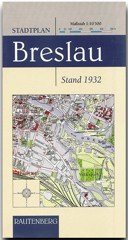 Karte - Stadtplan BRESLAU - Stand 1932