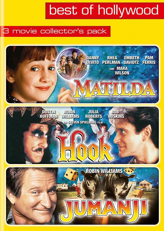 Best Of Hollywood: 3 Movie Coll. 27 * Matilda / Hook / Jumanji DVD