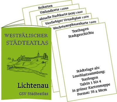 Stadtmappe Lichtenau - Westfälischer Städteatlas