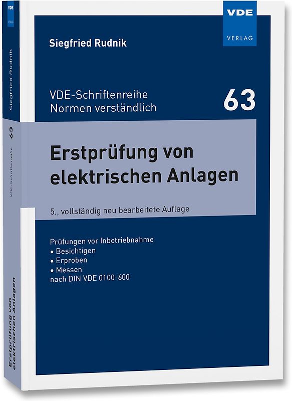 Erstprüfung von elektrischen Anlagen