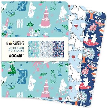 Moomin Classics Set of 3 MIDI Notebooks