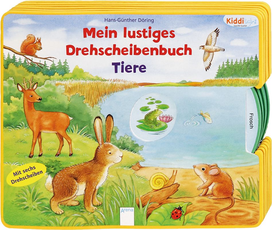 Mein lustiges Drehscheibenbuch - Tiere