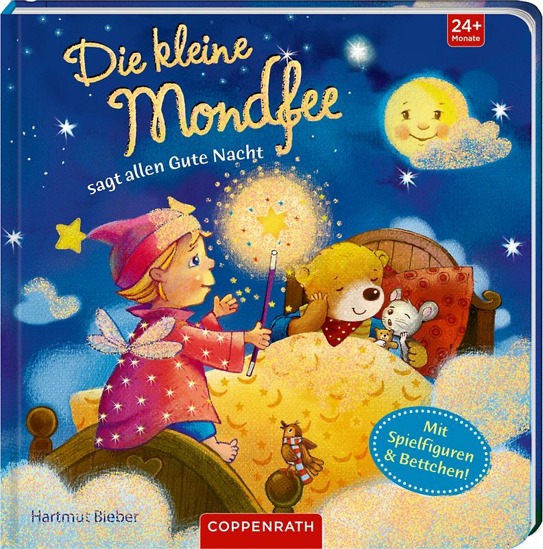 Die kleine Mondfee sagt allen Gute Nacht