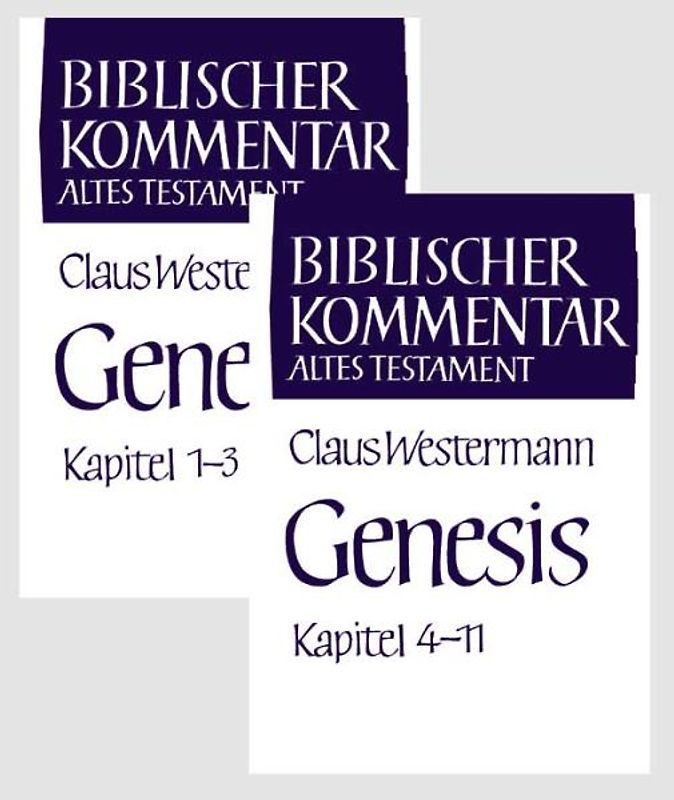 Genesis (Kapitel 1-3 und 4-11)
