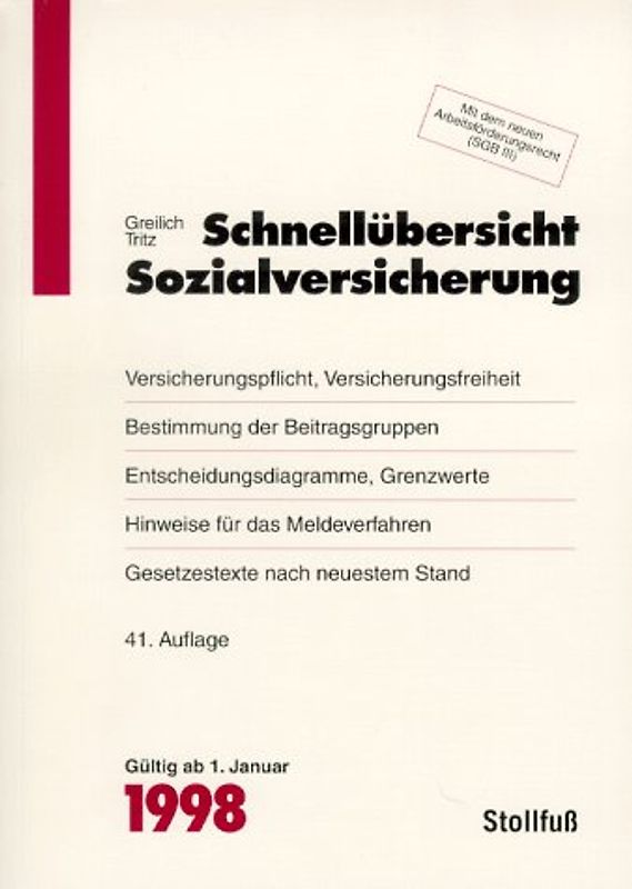 Schnellübersicht Sozialversicherung