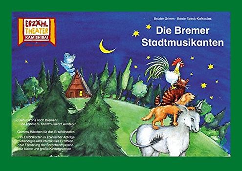Die Bremer Stadtmusikanten / Kamishibai Bildkarten: 15 Bildkarten für das Erzähltheater