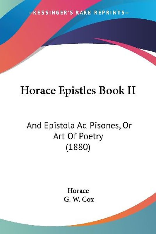 Horace Epistles Book II