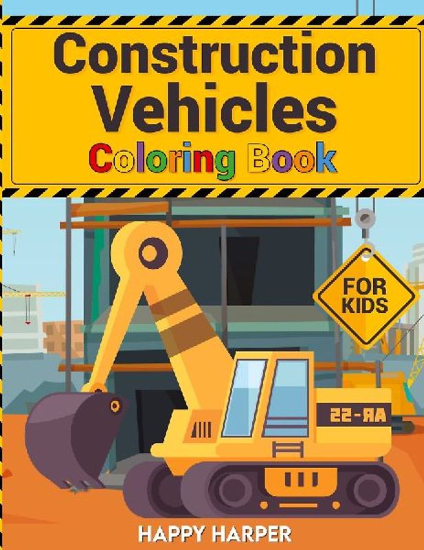 Construction Vehicles Coloring