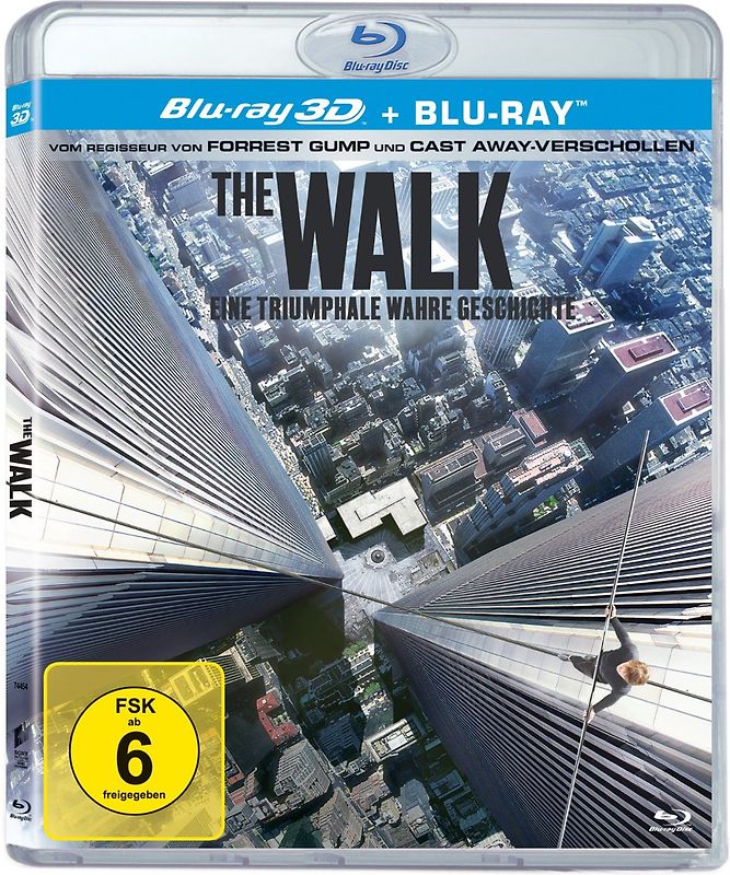 The Walk 3D [inkl. 2D Version, 2 Discs] 3D Blu-ray Disc