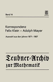 Korrespondenz Felix Klein — Adolph Mayer