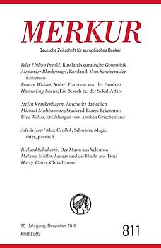 MERKUR Deutsche Zeitschrift für europäisches Denken - 2016-12