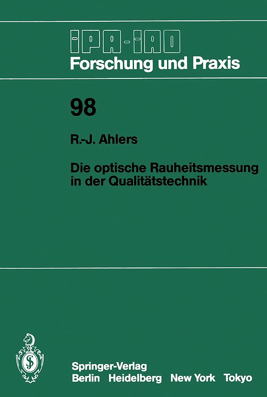 Die optische Rauheitsmessung in der Qualitätstechnik