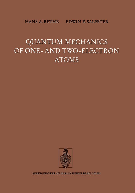 Quantum Mechanics of One- and Two-Electron Atoms