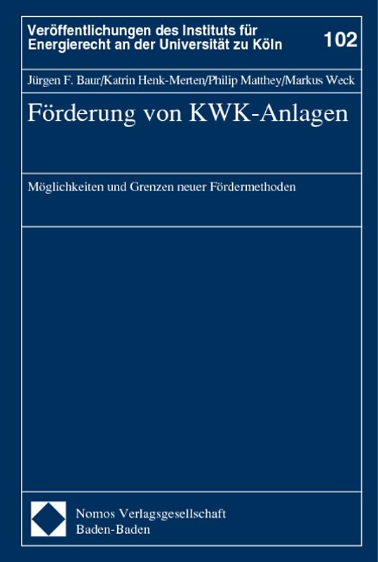 Förderung von KWK-Anlagen