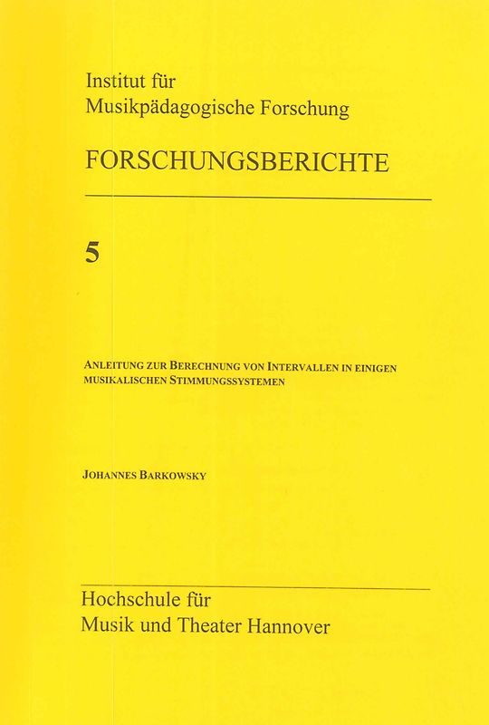 Anleitung zur Berechnung von Intervallen in einigen musikalischen Stimmungssystemen