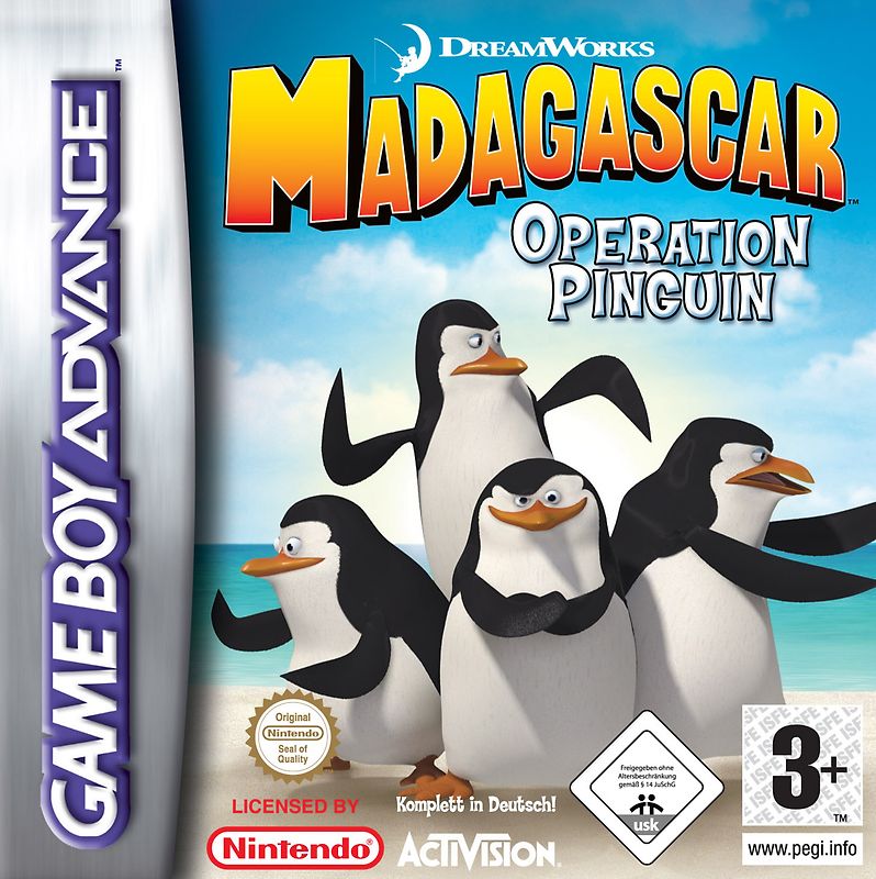 Madagascar Operation Pinguin Nintendo Game Boy Advance