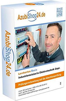 AzubiShop24.de Lernkarten Industriemeister /in Elektrotechnik Gepr. Lernkarten Prüfungsvorbereitung