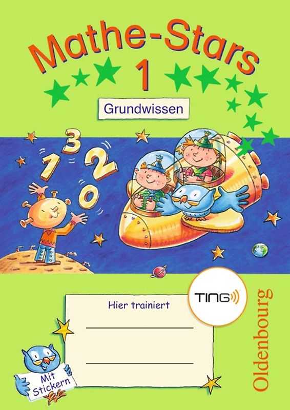 Mathe-Stars - Grundwissen - BOOKii-Ausgabe - 1. Schuljahr
