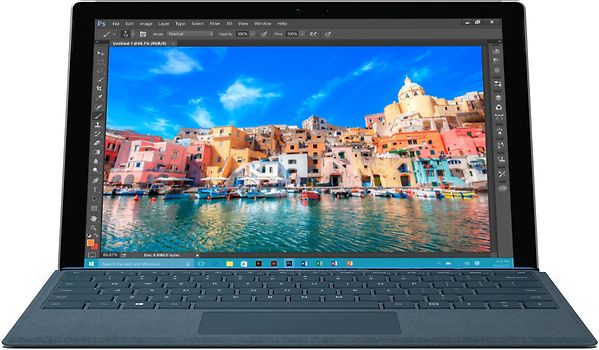 Microsoft Surface Pro 4 12,3" Intel Core i5 256GB SSD 8GB RAM [Wi-Fi, inkl. kobaltblauem Keyboard Dock, Surface Pro 4-Type Cover] weiß