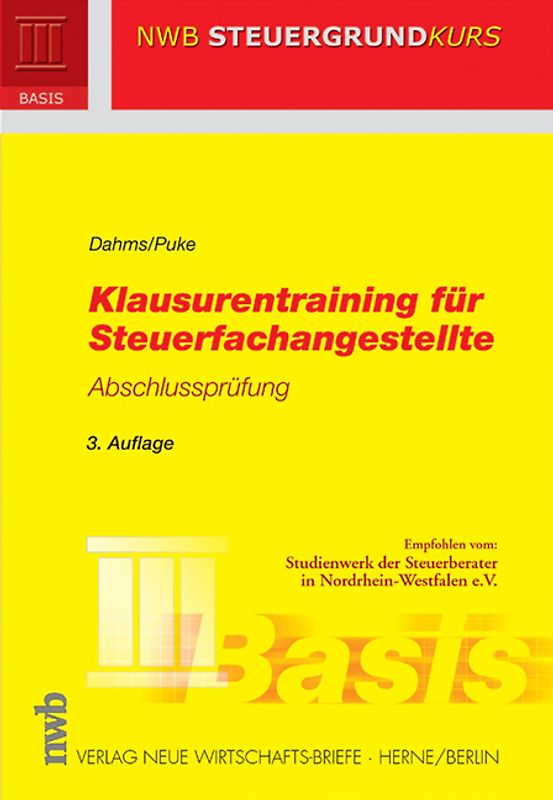 Klausurentraining für Steuerfachangestellte - Abschlussprüfung