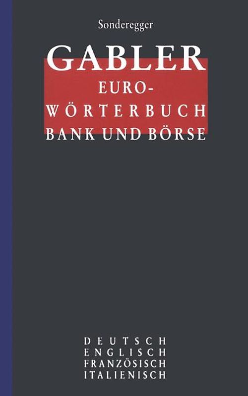 Gabler Euro-Wörterbuch Bank und Börse