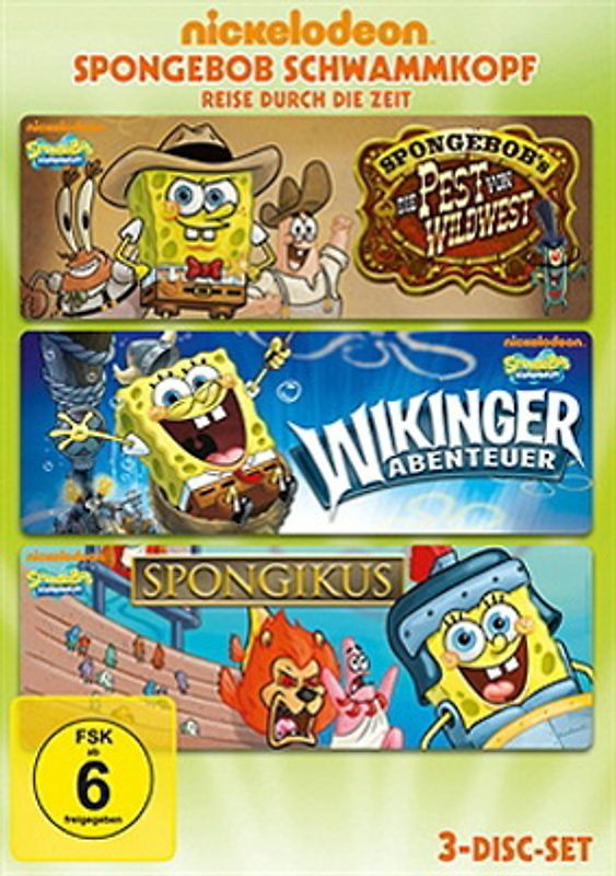 SpongeBob Schwammkopf - Reise durch die Zeit [3 DVDs] DVD