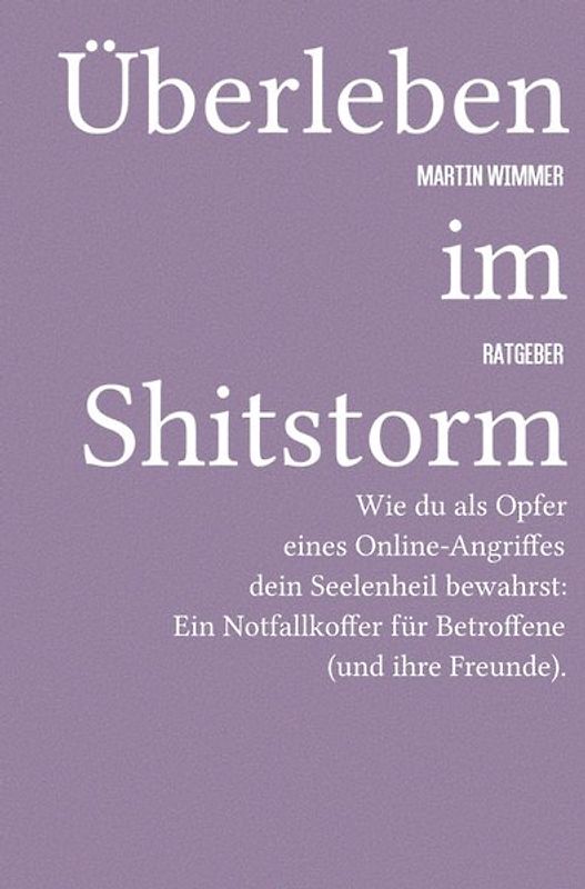 Überleben im Shitstorm