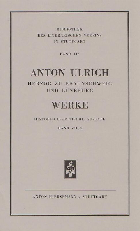 Werke. Historisch kritische Ausgabe / Werke. Historisch-kritische Ausgabe. Die Römische Octavia.