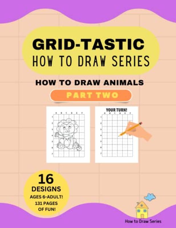 How to Draw Animals Part Two: GRID-TASTIC How to Draw Series