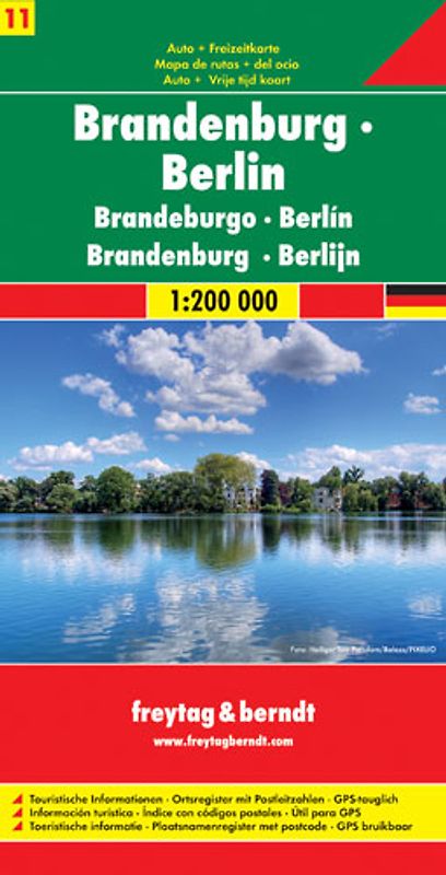 freytag & berndt Straßenkarte Brandenburg - Berlin 1:200.000