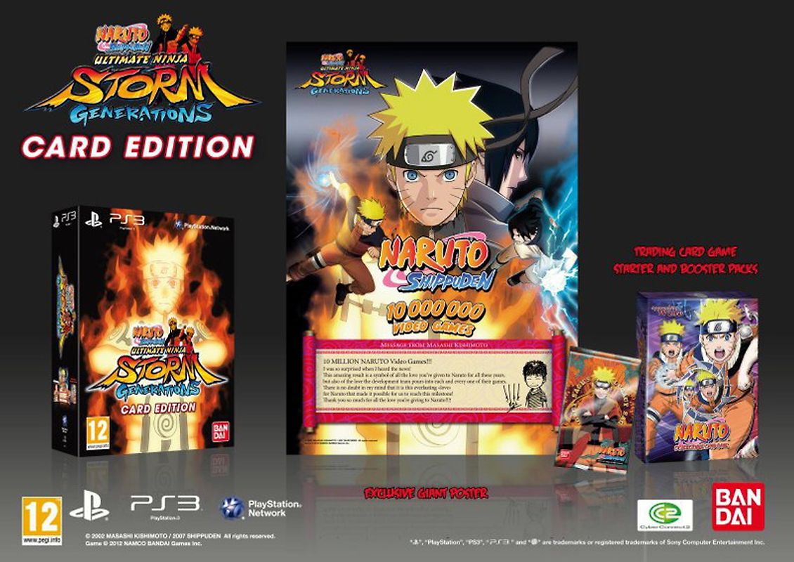 Naruto Shippuden: Ultimate Ninja Storm Generations [Limited Card Edition inkl. Spielfeld, Karten und Poster] PlayStation 3