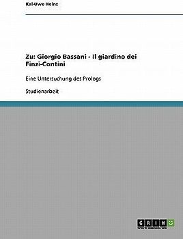 Zu: Giorgio Bassani - Il giardino dei Finzi-Contini