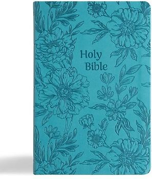 NASB Large Print Thinline Bible, Value Edition, Teal Leathertouch
