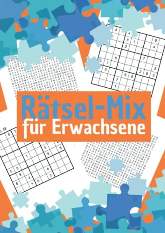 Rätsel-Mix für Erwachsene: Das XXL-Rätselheft mit 200 Sudoku und Wortsuchrätsel